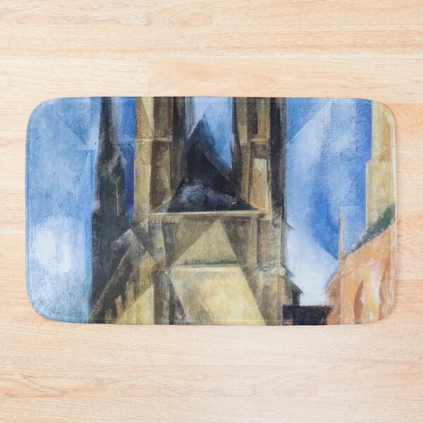 Item preview, Market Church in Halle - 1930  by Lyonel Feininger - Bauhaus Movement designed and sold by namikikkik.