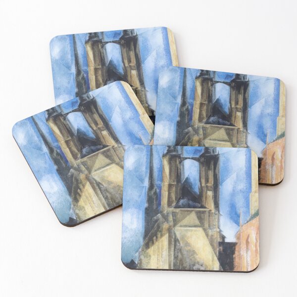 Item preview, Market Church in Halle - 1930  by Lyonel Feininger - Bauhaus Movement designed and sold by namikikkik.