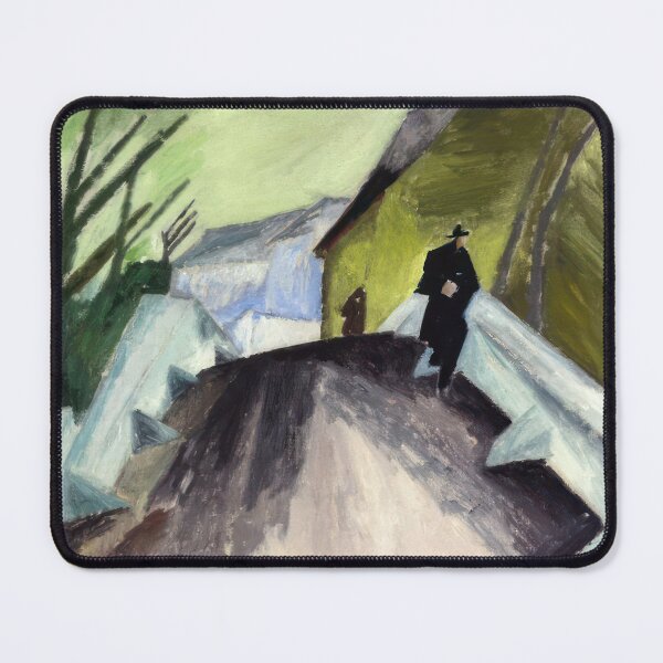 Item preview, On the Bridge (Ober-Weimar) - 1913 by Lyonel Feininger - Bauhaus Movement designed and sold by namikikkik.