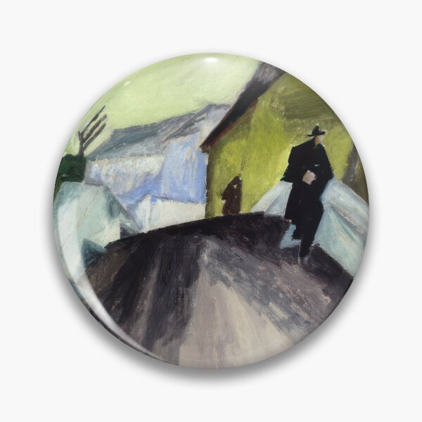 Item preview, On the Bridge (Ober-Weimar) - 1913  by Lyonel Feininger - Bauhaus Movement designed and sold by namikikkik.