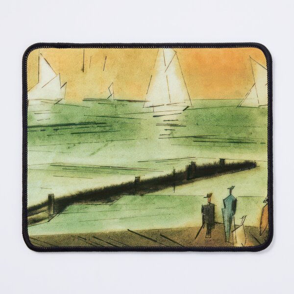 Item preview, Regatta - 1925 by Lyonel Feininger - Bauhaus Movement designed and sold by namikikkik.