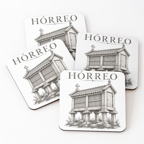 Item preview, Galician Hórreo Vintage Engraving designed and sold by Nata legacy Art.