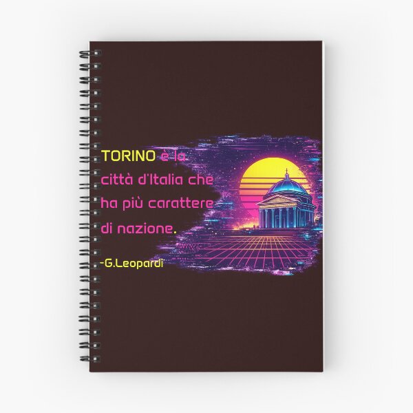 Item preview, Turin Leopardi Vaporwave Sabaude Quotes designed and sold by Torinostalgia.