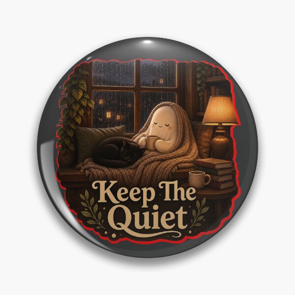 Item preview, Keep The Quiet designed and sold by QuietNovaShop.