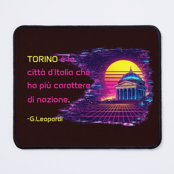Item preview, Turin Leopardi Vaporwave Sabaude Quotes designed and sold by Torinostalgia.