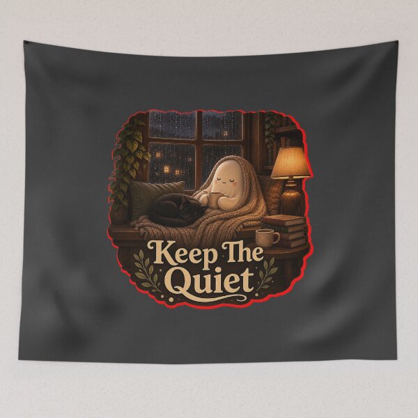 Item preview, Keep The Quiet designed and sold by QuietNovaShop.