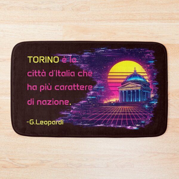 Item preview, Turin Leopardi Vaporwave Sabaude Quotes designed and sold by Torinostalgia.