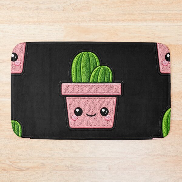 Item preview, Kawaii Cactus Embroidery Patch Illustration designed and sold by ColorSplash123.
