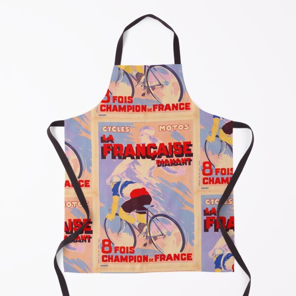 Item preview, Vintage French Bicycle Poster | La Française Diamant Art Deco Style | Dynamic Cyclist in Motion Advertisement designed and sold by artofuniverse.