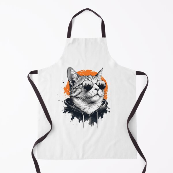 Item preview, Cat With Sunglasses Retro Art designed and sold by DesignStock95.