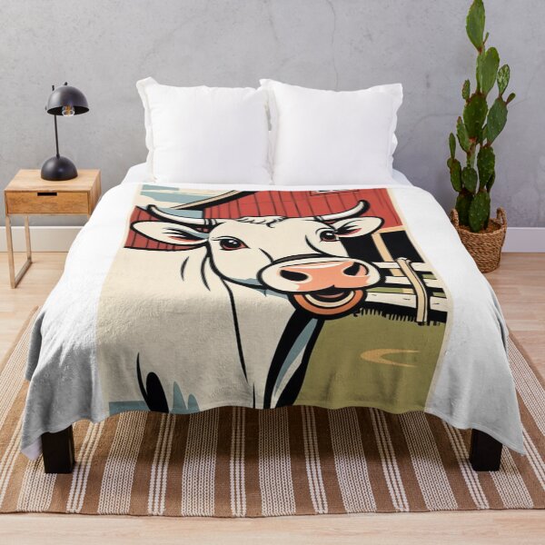 Item preview, Advertising - Stylized Dairy Cow, 1960s Vintage Aesthetic designed and sold by World-Pets.