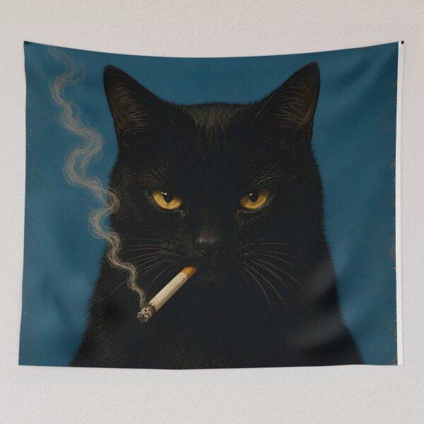 Item preview, Japanese Black Cat designed and sold by GleasonArnoldo.