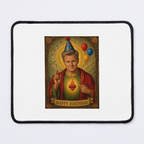 Item preview, Gordon ramsay birthday saint celebrity funny meme holy prank weird designed and sold by CheeseBlueprint.