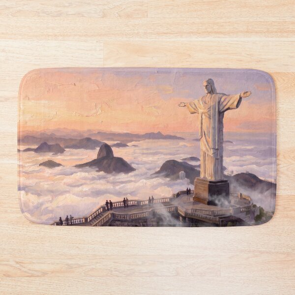 Item preview, Christ the Redeemer Above the Clouds designed and sold by RedPeaStudio.