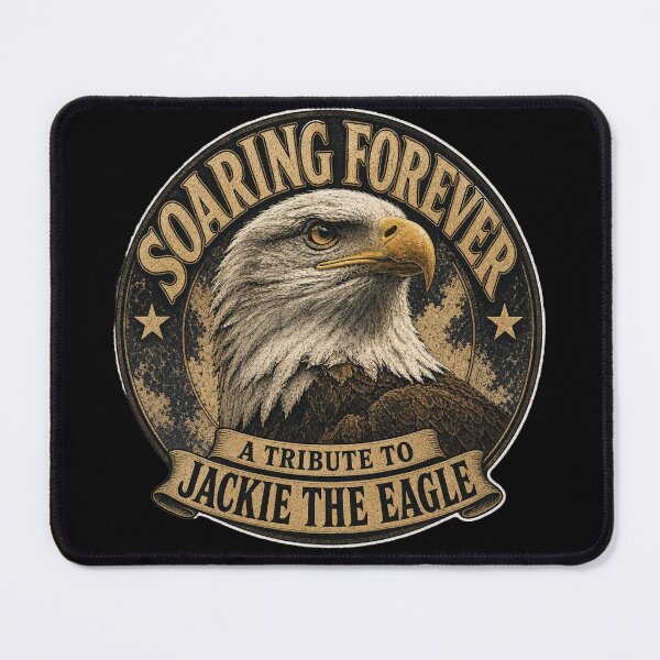 Item preview, Soaring Forever – A Tribute to Jackie the Eagle designed and sold by Wilcox PhotoArt.