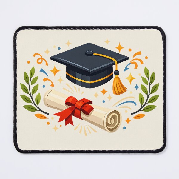 Item preview, Elegant Graduation Cap & Diploma Celebration | Graduate Gift Design designed and sold by MCV-Designs.