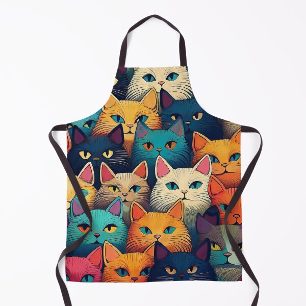 Item preview, A colorful variety of cartoon cats designed and sold by Photopat.