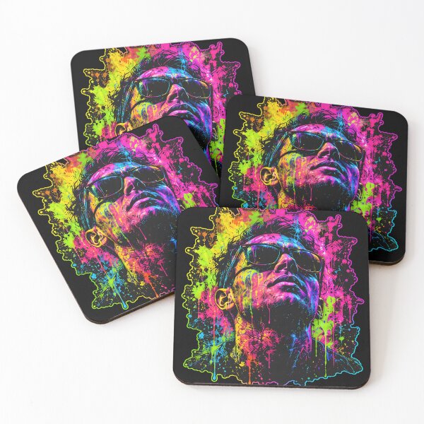 Item preview, Neon Rave Portrait – Psychedelic Graffiti EDM Festival Art designed and sold by RH Design Lab.