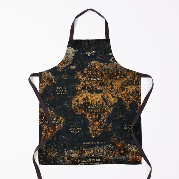 Item preview, Halloween Around the World – Trick or Treat designed and sold by LuluLeb.
