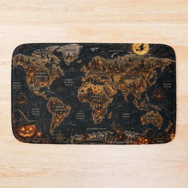 Item preview, Halloween Around the World – Trick or Treat designed and sold by LuluLeb.