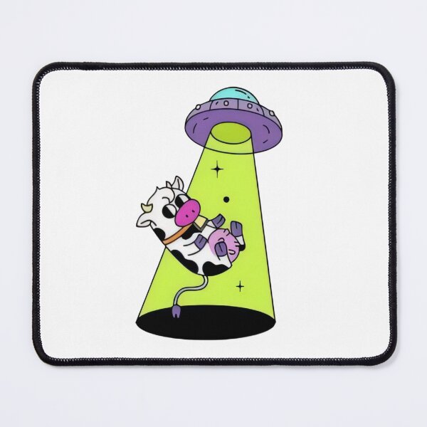 Item preview, Cute UFO Abducting Cow Funny Space T-Shirt designed and sold by FestivityFinds.