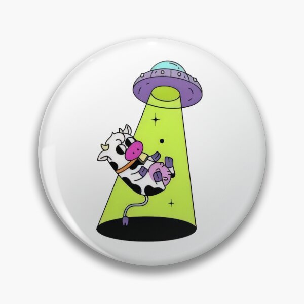 Item preview, Cute UFO Abducting Cow Funny Space T-Shirt designed and sold by FestivityFinds.