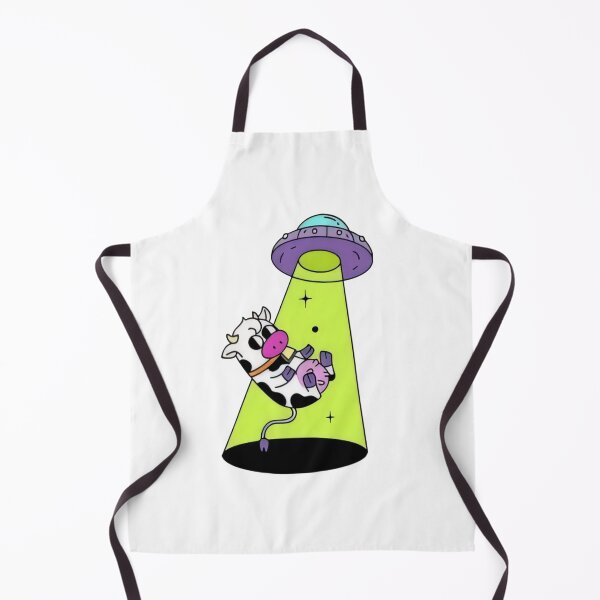 Item preview, Cute UFO Abducting Cow Funny Space T-Shirt designed and sold by FestivityFinds.