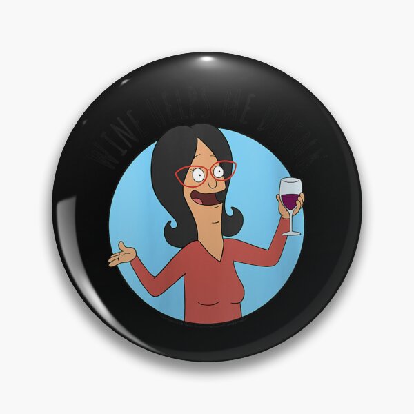 Item preview, Bob'ss Burgers Linda Wine Helps Me Drink V-Neck designed and sold by Polaroideffect ⭐⭐⭐⭐⭐(968).