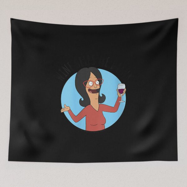 Item preview, Bob'ss Burgers Linda Wine Helps Me Drink V-Neck designed and sold by Polaroideffect ⭐⭐⭐⭐⭐(968).