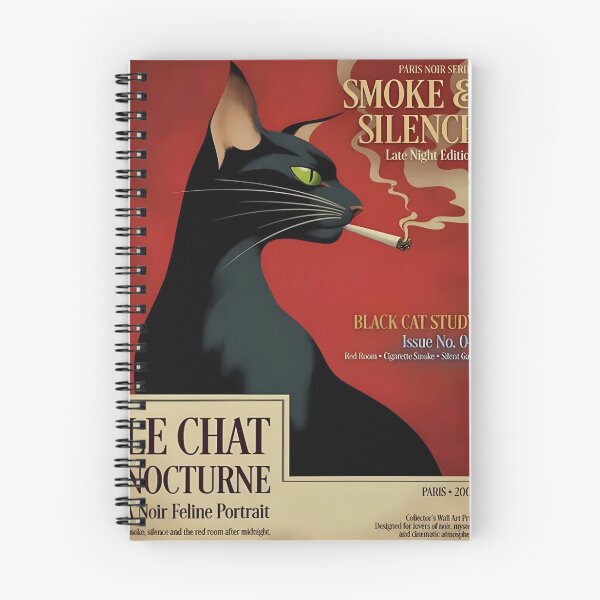 Item preview, Sm*ke And Silence Black Cat designed and sold by GleasonArnoldo.