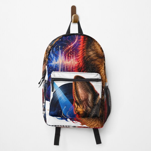 Item preview, German Shepherd Singer Retro Music Art designed and sold by Kolibra.