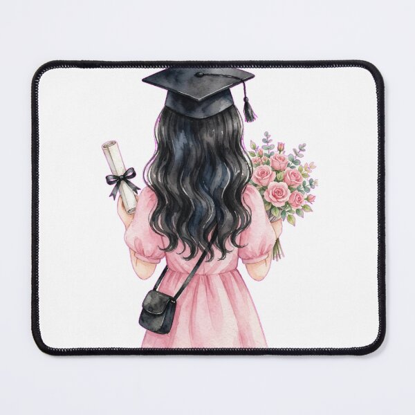Item preview, Graduation Girl 2026 - Cute Pink Graduate designed and sold by cozymood2026.