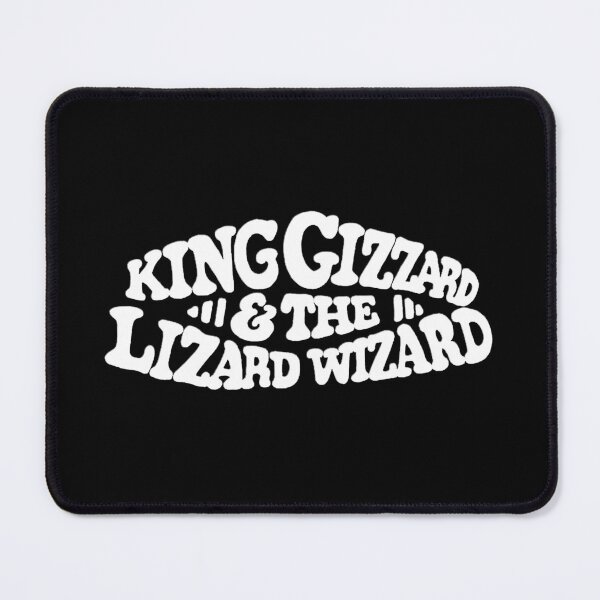 Item preview, King Gizzard and The Lizard Wizard White Type types designed and sold by reylamonara.