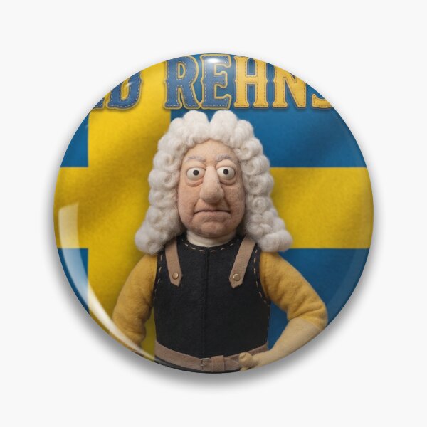 Item preview, UNTOLD REHNSKIÖLD - Carolean General Swedish Flag Art designed and sold by UntoldJukebox.