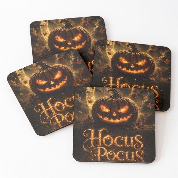 Item preview, Hocus Pocus Halloween Pumpkin Moon Gothic Spooky Autumn Art designed and sold by Gapanaart.