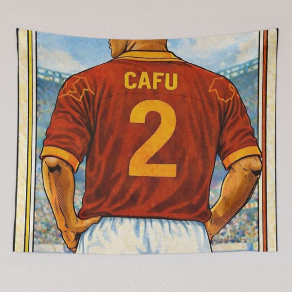 Item preview, Poster Legend - Retro Cafu AS Roma designed and sold by Nicole-gibson.