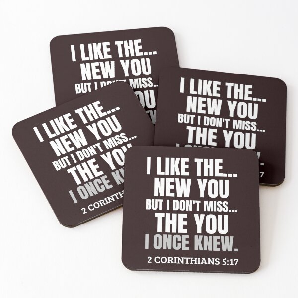 Item preview, I Like the New You – Christian Typography Design Inspired by 2 Corinthians 5:17 designed and sold by kjson1.