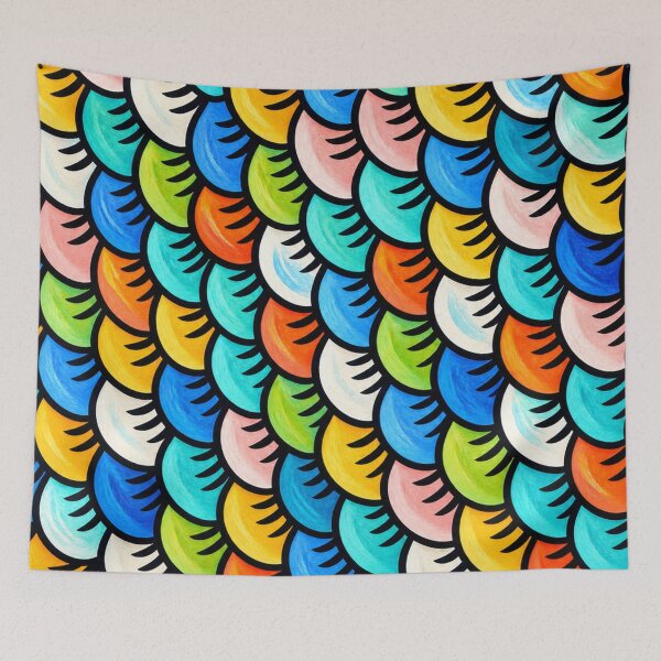 Item preview, Tropical Sea Shells – Vibrant Coastal Seamless Pattern designed and sold by annenambiro.