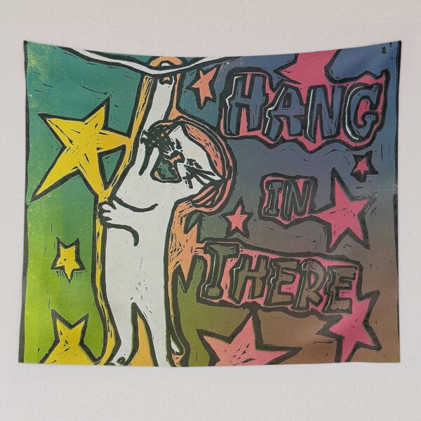 Item preview, Vintage Hang in There Cat Meme designed and sold by Nicole-gibson.