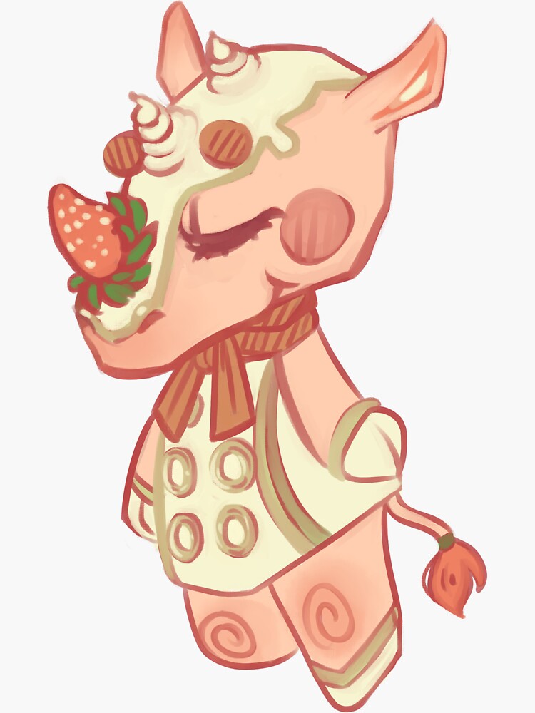 "Merengue Animal Crossing" Sticker by Kiwerks | Redbubble