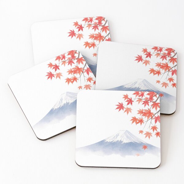 Item preview, Mount Fuji & Autumn Leaves | Japanese Design designed and sold by JapanMemoir.