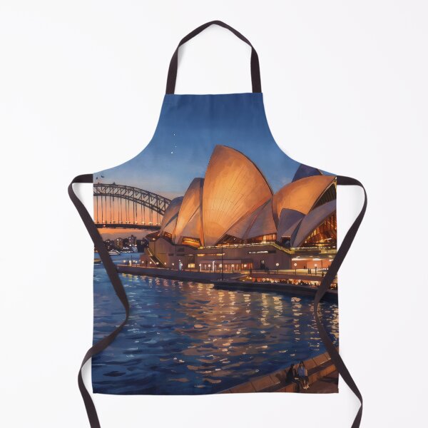 Item preview, Sydney Opera House at Blue Hour designed and sold by RedPeaStudio.
