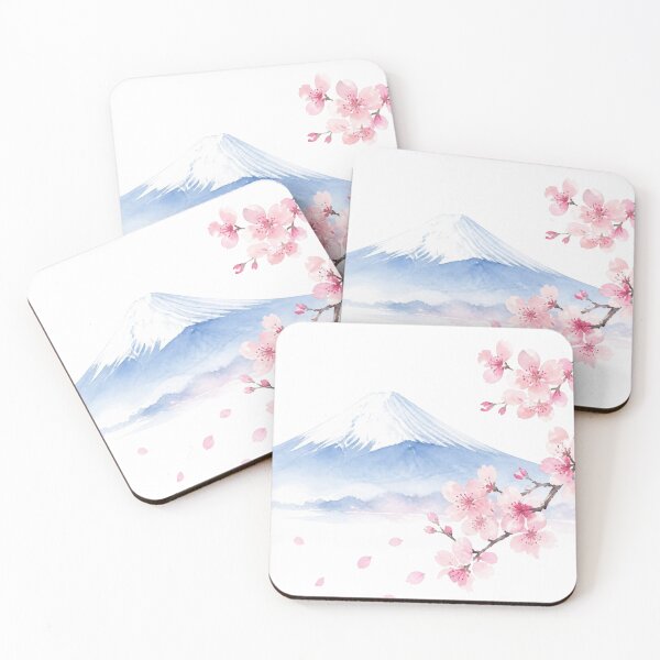 Item preview, Mount Fuji & Cherry Blossom | Japanese Design designed and sold by JapanMemoir.