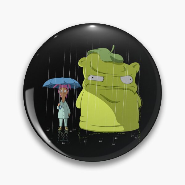 Item preview, Bob'ss Burgers Louise & Kuchi Kopi Rain Portrait designed and sold by Polaroideffect ⭐⭐⭐⭐⭐(968).