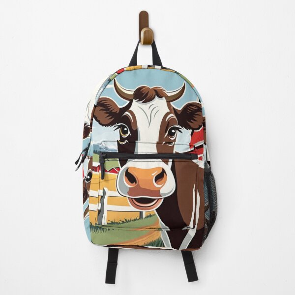 Item preview, Art - Dairy Cow, Rustic and Decorative Vintage Illustration designed and sold by World-Pets.