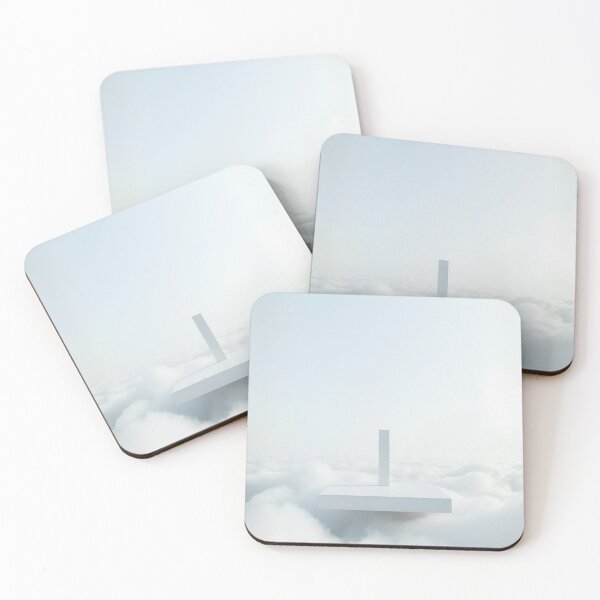Item preview, Minimalist White Monolith in Clouds 3D Surreal Architectural Art designed and sold by mijaczeek.