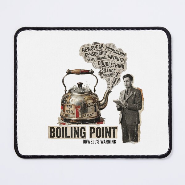 Item preview, George Orwell Collage - Dystopian Literature Art designed and sold by OzzFrequency.