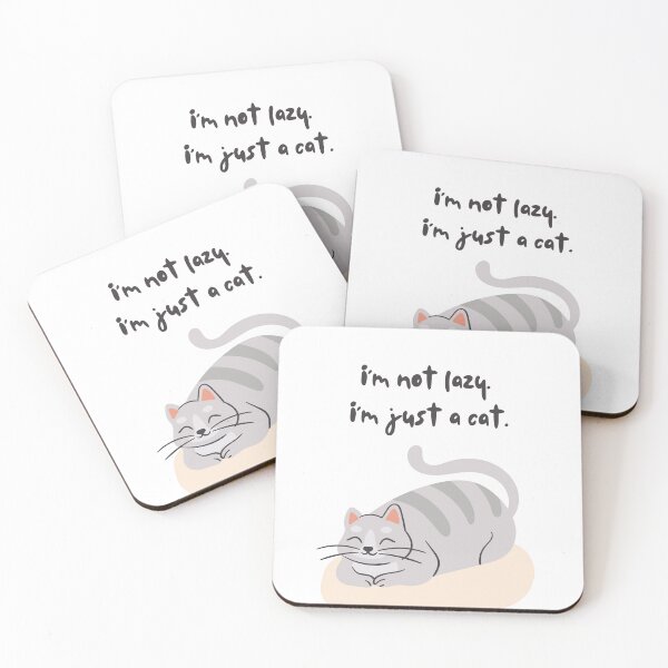 Item preview, Just a Cat – Cute Minimal Cat Lover T-Shirt** designed and sold by Cool Tee World .