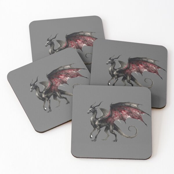 Item preview, Gothic Dragon Minimalist Dark Academia Watercolor designed and sold by GrabaHuk.
