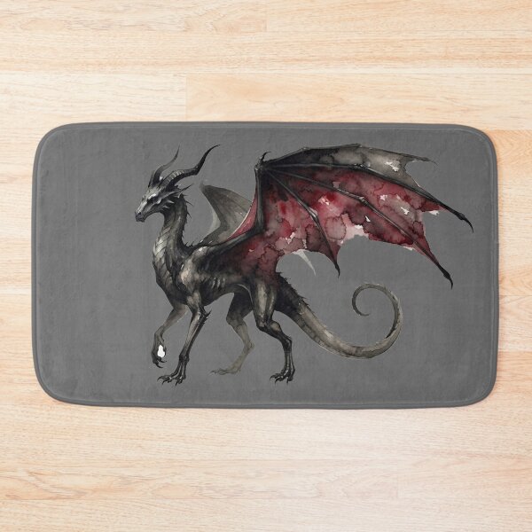 Item preview, Gothic Dragon Minimalist Dark Academia Watercolor designed and sold by GrabaHuk.